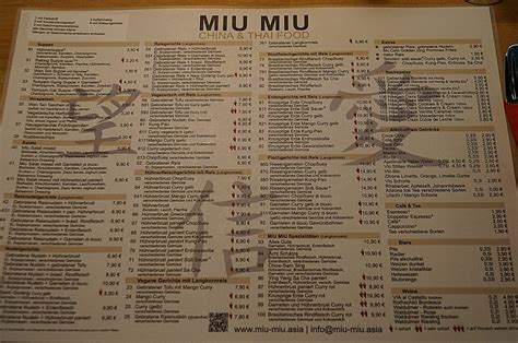 miu miu speisekarte pforzheim|MIU MIU Pforzheim.